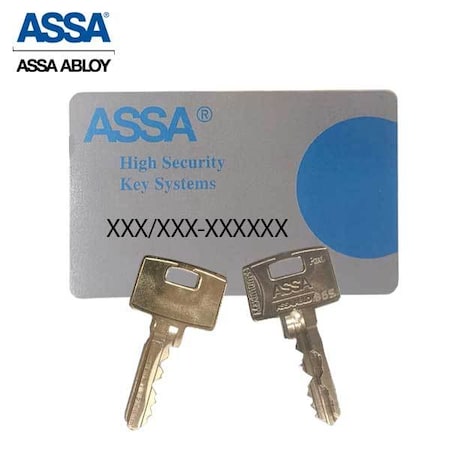 Assa Abloy Assa: Maximum+ Restricted Non-Key Retaining Cam Lock 360 Degree 1 ASS-R2872-625-COMP-KA